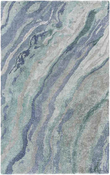 Sokalb Modern Sea Foam Area Rug